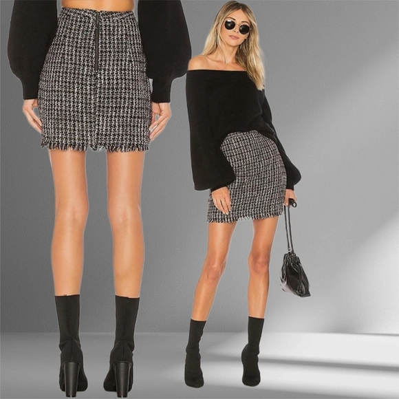 House of Harlow 1960 Dresses & Skirts - HOUSE OF HARLOW 1960 X REVOLVE Blair Tweed Mini Skirt